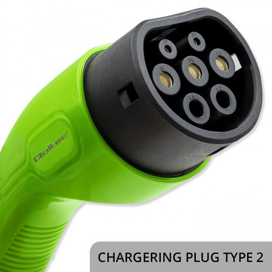 Mobile charger for EV 2in1 type2 3.5kW LCD