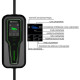 Mobile charger for EV 2in1 type2 3.5kW LCD