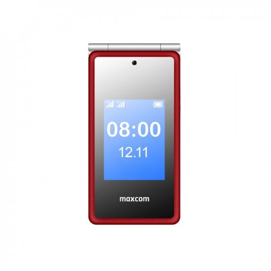 Flip phone MM 835L dual sim red