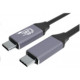 Gembird CCBP-USB4-CMCM240-1.5M Premium USB 4 Type-C charging and data cable, 40 Gbps, 240 W, 1.5m