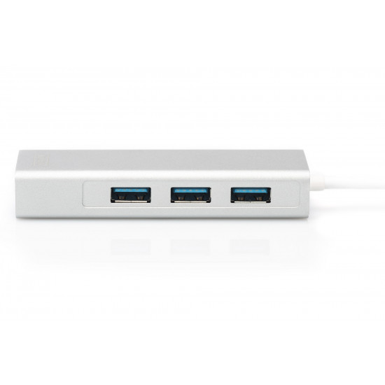 Digitus | USB Type-C 3-Port Hub + Gigabit Ethernet