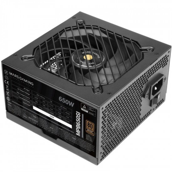 Mars Gaming MPB650SI power supply unit 650 W 24-pin ATX ATX Black