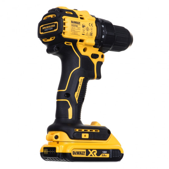 DeWALT DCD708D2T-QW power screwdriver/impact driver 1650 RPM Black, Yellow