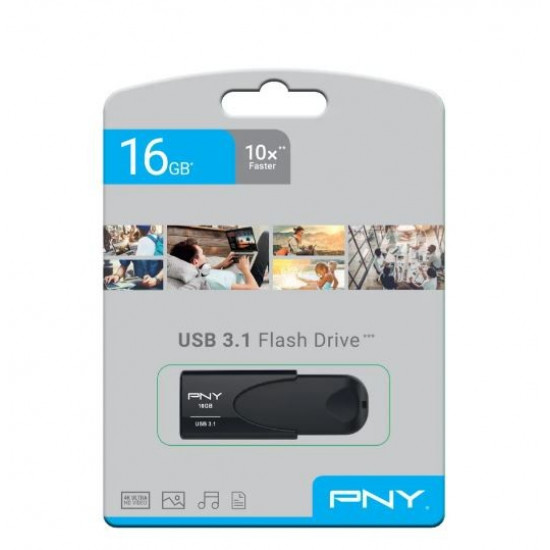 Pendrive 16GB USB 3.1 ATTACHE 4 FD16GATT431KK-EF