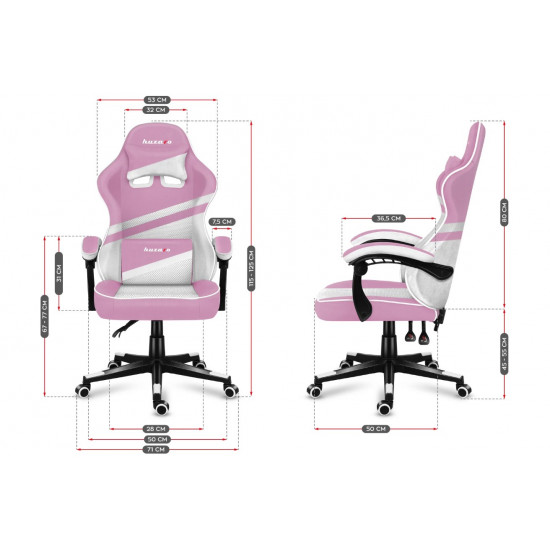 Huzaro Force 4.4 Pink Mesh gaming chair