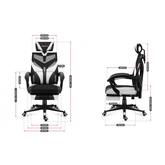 Huzaro Combat 5.0 White gaming chair