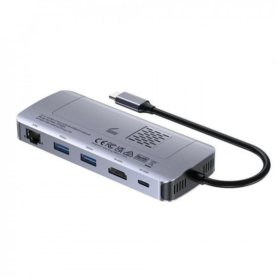 UNITEK ACTIVE HUB USB-C 10GBPS,M.2,HDMI, PD 100W