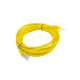 PATCHCORD KAT.5E UTP 3M ŻÓŁTY FLUKE PASSED LANBERG 10-PACK