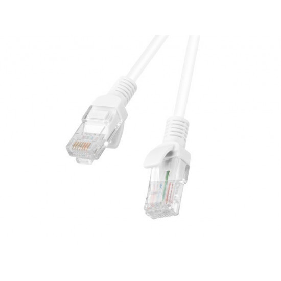 PATCHCORD KAT.6 UTP 3M BIAŁY FLUKE PASSED LANBERG 10-PACK