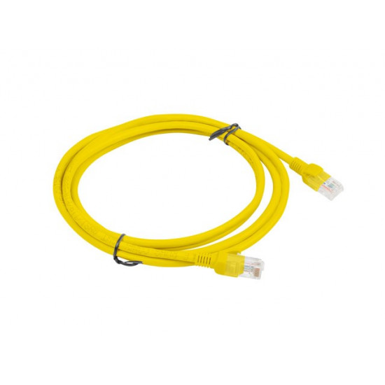 PATCHCORD KAT.6 UTP 2M ŻÓŁTY FLUKE PASSED LANBERG 10-PACK