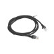 PATCHCORD KAT.6 UTP 1.5M CZARNY FLUKE PASSED LANBERG 10-PACK