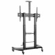 Techly Steel Trolley Floor Support with adjustable height, for TV from 60'' to 100''