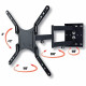 Techly 23-55 Universal LCD TV Wall Mount Bracket Black ICA-PLB 136M