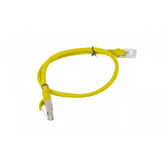 PATCHCORD KAT.6 UTP 0.5M ŻÓŁTY FLUKE PASSED LANBERG 10-PACK