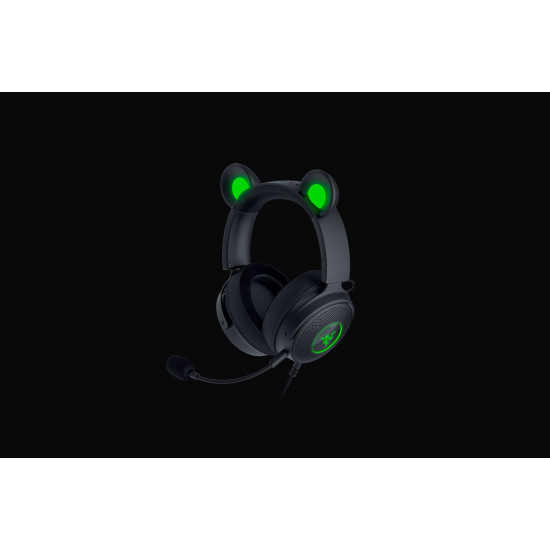 Razer Wired, Over-Ear, Black, Gaming Headset, Kraken V2 Pro, Kitty Edition