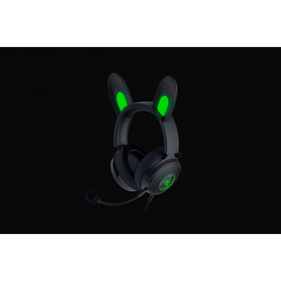 Razer Wired, Over-Ear, Black, Gaming Headset, Kraken V2 Pro, Kitty Edition