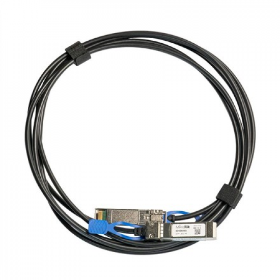 Mikrotik XS+DA0001 InfiniBand/fibre optic cable 1 m SFP/SFP+/SFP28 Black