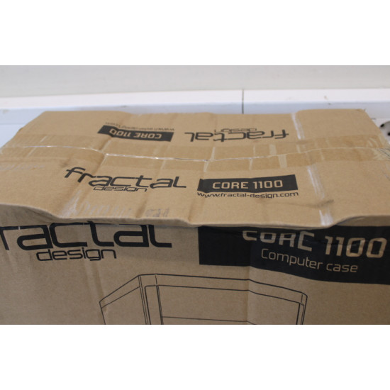 SALE OUT. Fractal Design Core 1100, Black | Fractal Design | CORE 1100 | Black | Micro ATX | DAMAGED PACKAGING | Power supply included No | ATX PSUs, up to 185mm if a typical-length optical drive is mounted