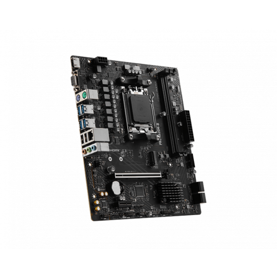 MSI PRO A620M-B | Processor family AMD | Processor socket AM5 | DDR5 | Supported hard disk drive interfaces SATA, M.2 | Number of SATA connectors 4