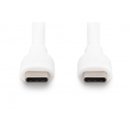 Digitus Silicone Connection Cable | AK-300341-010-W | USB-C to USB-C