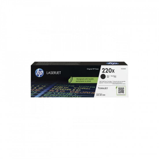 HP 220X High Capacity Black Toner Cartridge, 7500 pages, for HP Color LaserJet Pro 4301, 4302, 4303