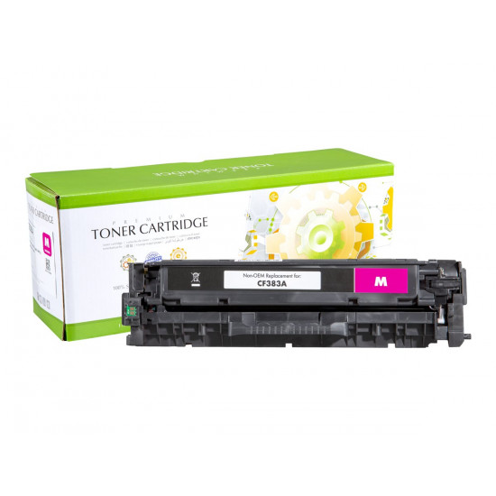 STATIC Toner cartridge compatible with HP CF383A magenta remanufactured 2.700 pages