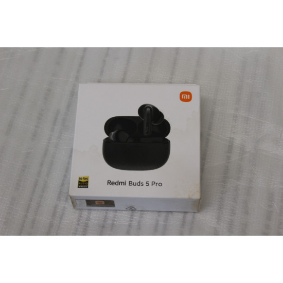 SALE OUT. Xiaomi Redmi Buds 5 Pro (Midnight Black) | Xiaomi | Redmi Buds 5 Pro | Built-in microphone | Bluetooth | Midnight Black | DAMAGED PACKAGING