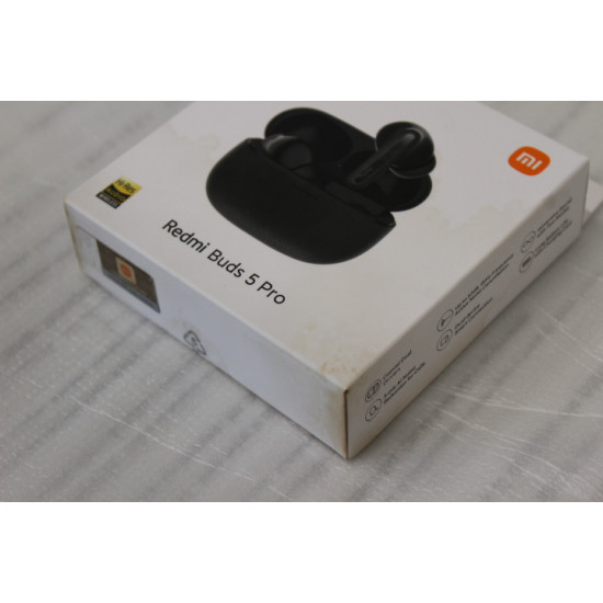 SALE OUT. Xiaomi Redmi Buds 5 Pro (Midnight Black) | Xiaomi | Redmi Buds 5 Pro | Built-in microphone | Bluetooth | Midnight Black | DAMAGED PACKAGING