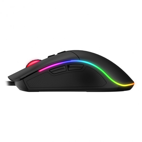 Havit MS1001S - Optical right-handed gaming mouse, USB type A, black-grey