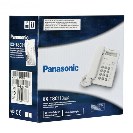 Panasonic KX-TSC11 DECT telephone Caller ID White