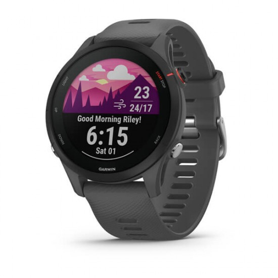 Garmin Forerunner 255 3.3 cm (1.3) MIP 46 mm Digital 260 x 260 pixels Grey Wi-Fi GPS (satellite)