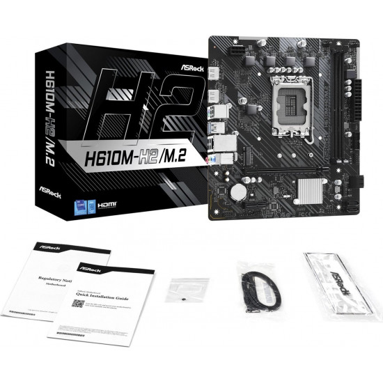 Asrock H610M-H2/M.2 Intel H610 LGA 1700 micro ATX