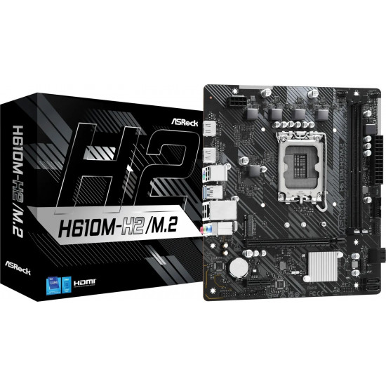 Asrock H610M-H2/M.2 Intel H610 LGA 1700 micro ATX