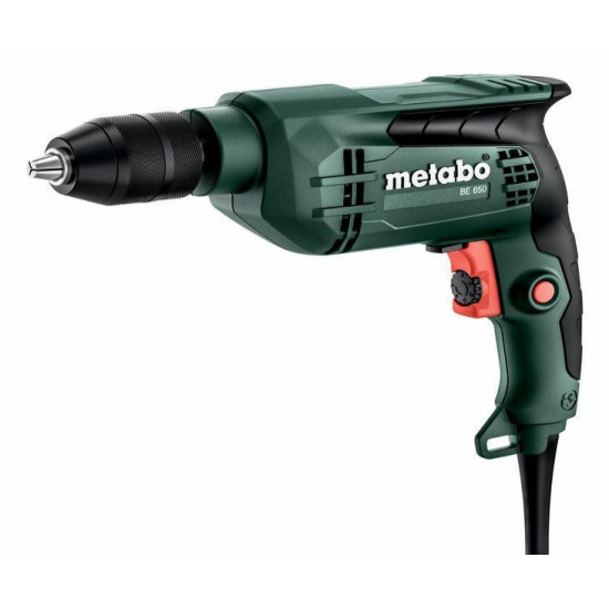 METABO. BE 650 650W 1-SPEED KEYLESS RELEASE CHUCK DRILL