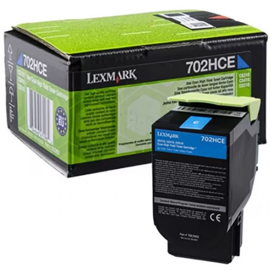 Lexmark 702HC toner cartridge 1 pc(s) Original Cyan