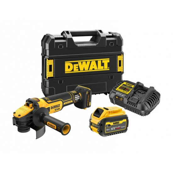 DEWALT.SZLIFIERKA KĄT. 18V DCG409VST1 1x6,0Ah FV REG. OBR.