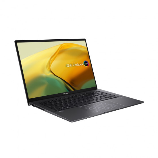 ASUS Zenbook 14 OLED UM3402YA-WS74T laptop AMD Ryzen™ 7 7730U 35.6 cm (14) WQXGA+ 16 GB LPDDR4x-SDRAM 512 GB SSD Wi-Fi 6E (802.11ax) Windows 11 Home Black New Repack/Repacked