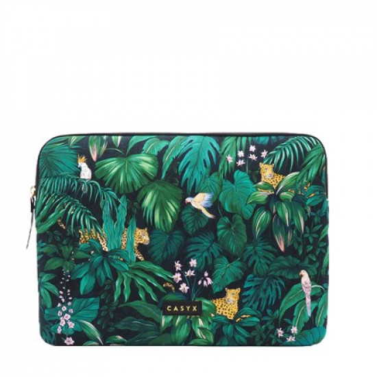 Casyx | Fits up to size 13 ”/14  | Casyx for MacBook | SLVS-000020 | Sleeve | Deep Jungle | Waterproof