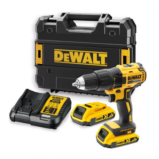 DeWALT DCD777D2T-QW drill 1750 RPM Key 1.15 kg Yellow