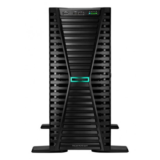 HPE ProLiant ML110 Gen11 server 0 GB Tower (4.5U) Intel Xeon Bronze 3408U 1.8 GHz 32 GB DDR5-SDRAM 1000 W