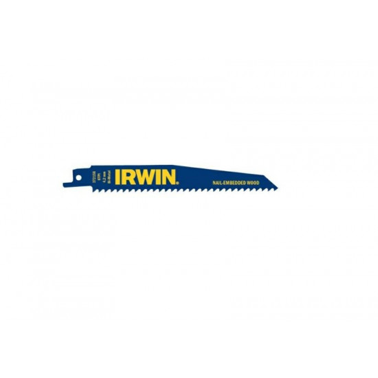 IRWIN BRZE. 300mm 6 Z/INCH (5pcs) /WOOD WITH NAILS