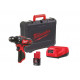 Cordless Drill Driver M12 BDD-201C 1.5-10 mm, voltage: 12V, max torque: 30Nm, battery count: 1 (2 Ah) Li-Ion, includes: battery