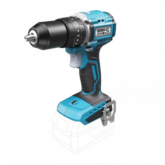 Cordless brushless impact drill driver 13MM 18V 0*AH SAS+