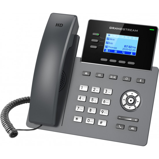 Grandstream Networks GRP2603P IP phone Black 3 lines LCD