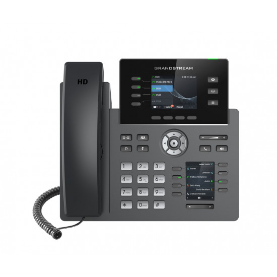 Grandstream Networks GRP2614 IP phone Black 4 lines TFT Wi-Fi