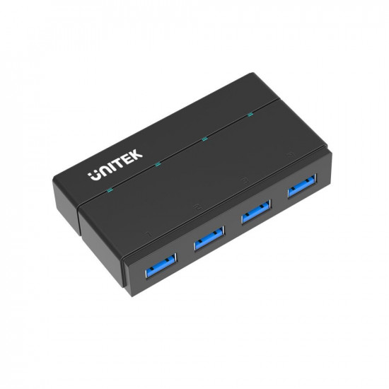 UNITEK Y-HB03001 interface hub USB 3.2 Gen 1 (3.1 Gen 1) Type-B 5000 Mbit/s Black