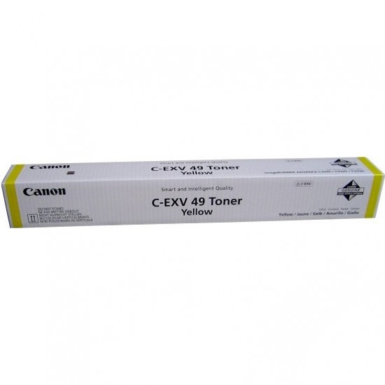 Canon toner C-EXV49 8527B002 cartridge 1 pc. Genuine Yellow