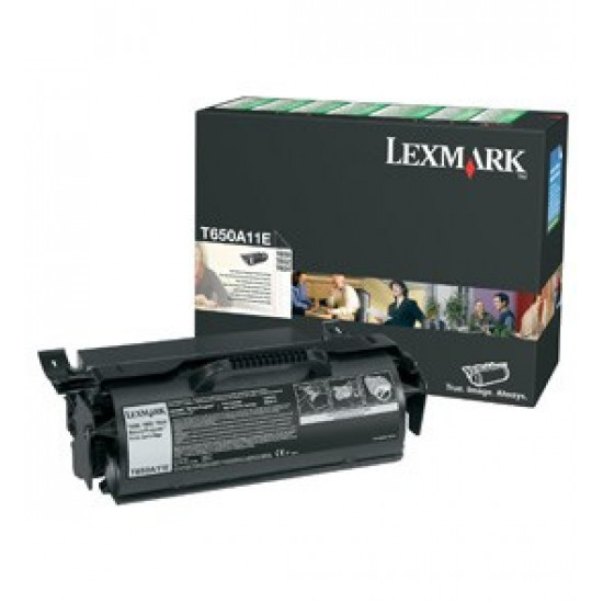 Lexmark Toner T650A11E cartridge 1 pc(s) Original Black