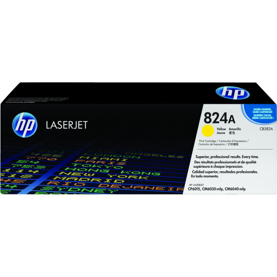 HP 824A Yellow Original LaserJet Toner Cartridge