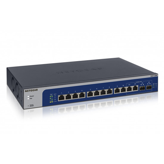 NETGEAR XS512EM Managed L2 10G Ethernet (100/1000/10000) 1U Blue, Grey